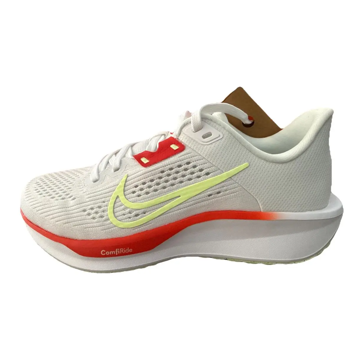 Quest 6 Running Shoes Women`s Size 6 White Volt Lt Crimson by Nike