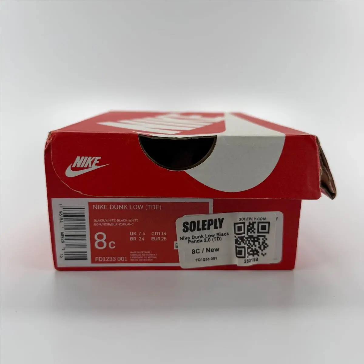 Nike shoes - Nike Dunk Low Black Panda 2.0 (TD) - Black 6