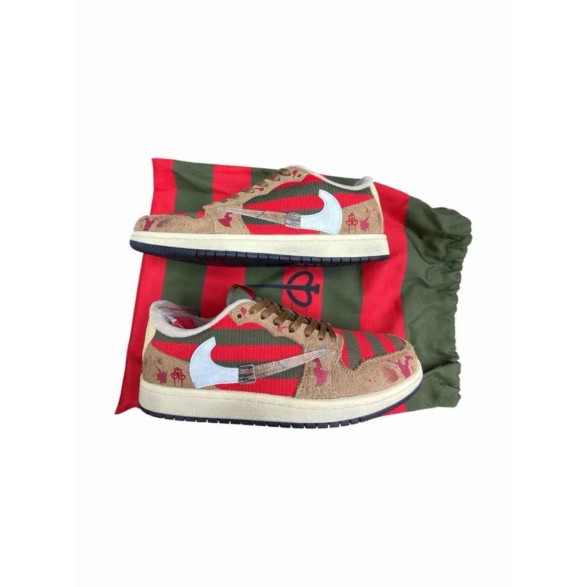 Nike Coldsins Nightmares Freddy Vs Jason Men’s Size 10.5 Limited Edition Bag