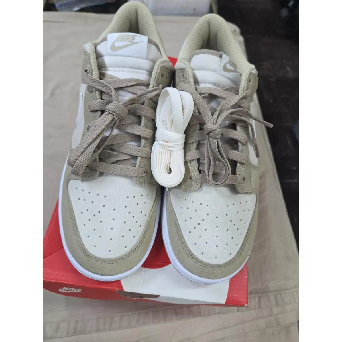 Nike shoes - Nike Dunk - Dunk - HQ1931-200 - Brown, Manufacturer: Hemp/Pale Ivory/Terra Blush/Gum Light Brown 1