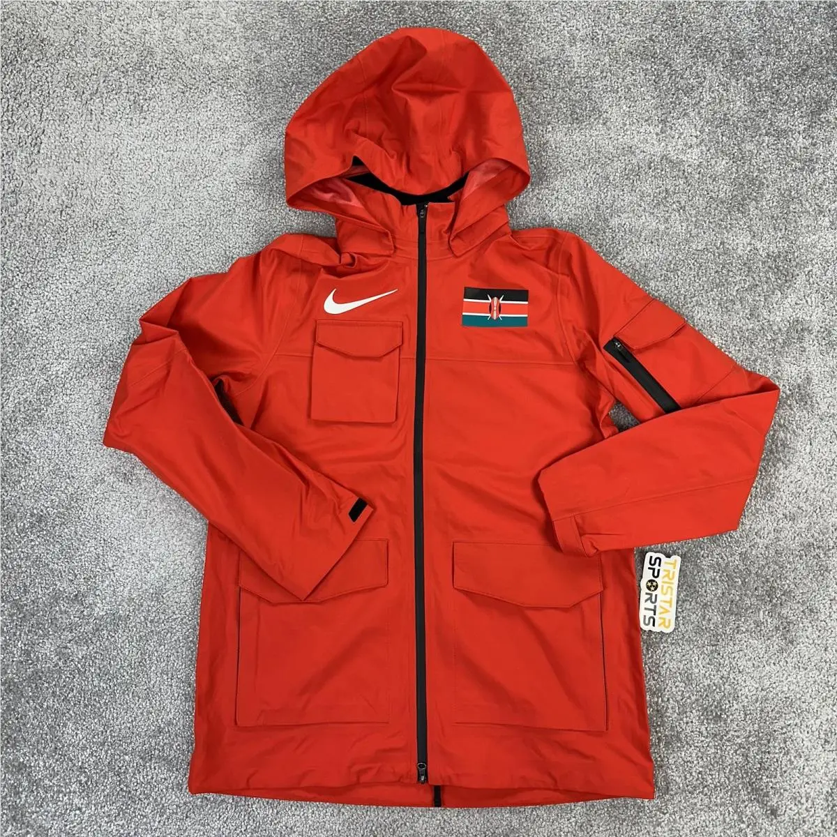 Kenya Jacket Womens Xxs Nike Pro Elite Storm Fit Team Issue Hooded Running Red