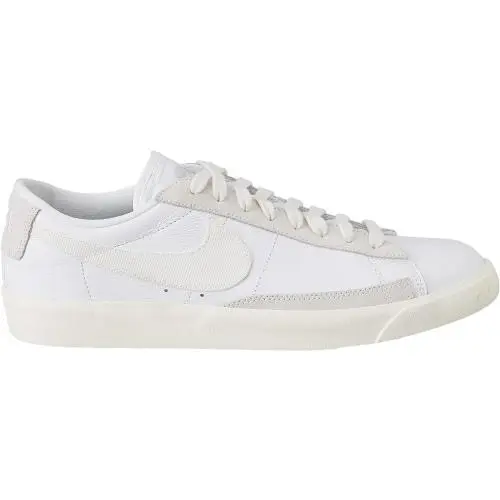 Blazer Low Leather Men’s Size 7.5 White/sail-platinum Tint Shoes CW7585 100 by Nike