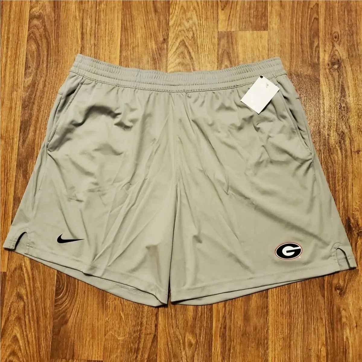 Nike Georgia Bulldogs Shorts Men 2XL Gray Dri-fit Player Exclusive