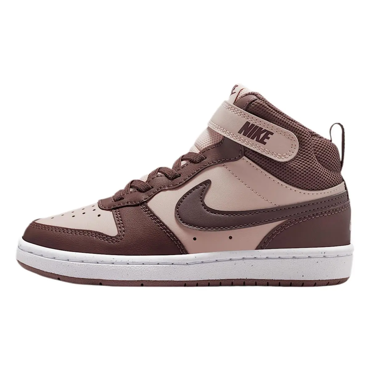 Nike Court Borough Mid 2 Silt Red White Tattoo Kids Shoes Size 13C CD7783-603