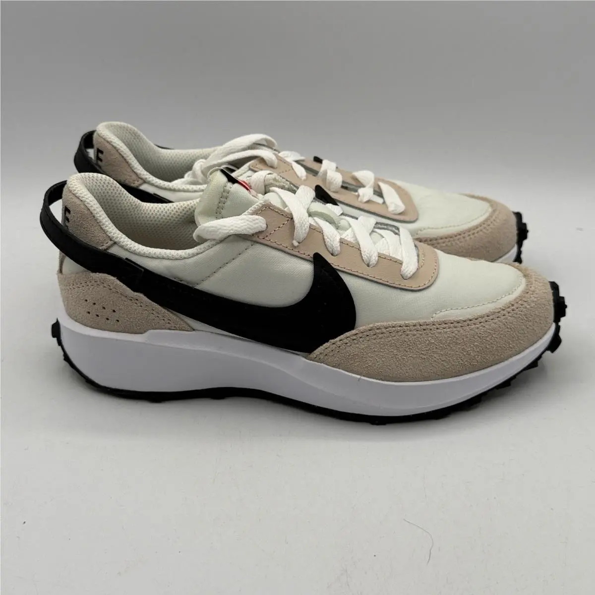 Nike Waffle Debut Shoes Womens Size 5 Sanddrift Black Phantom White DH9523-102