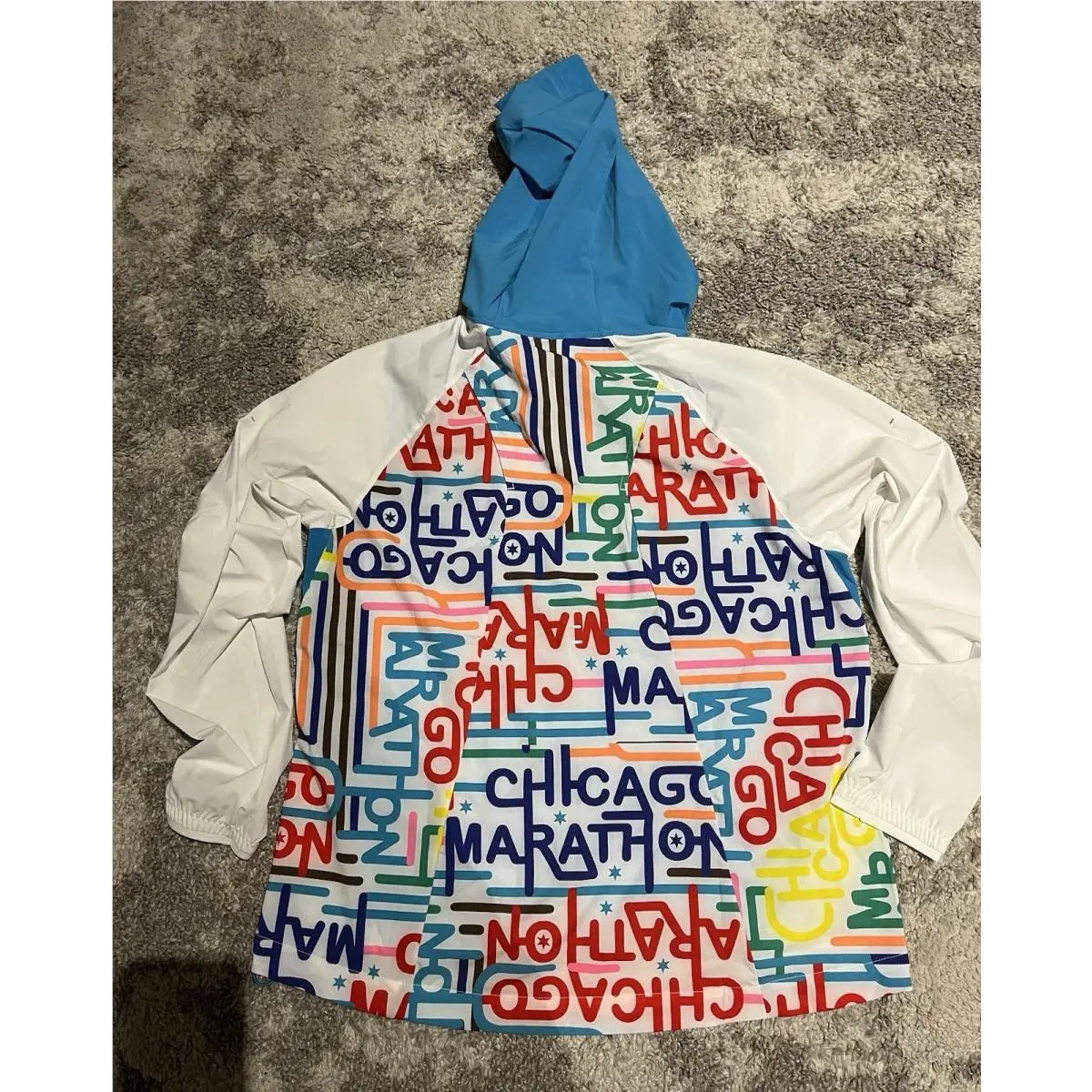 Nike Repel Chicago Marathon 2025 Finisher` Running Jacket Hq4306-440 Women L Pro