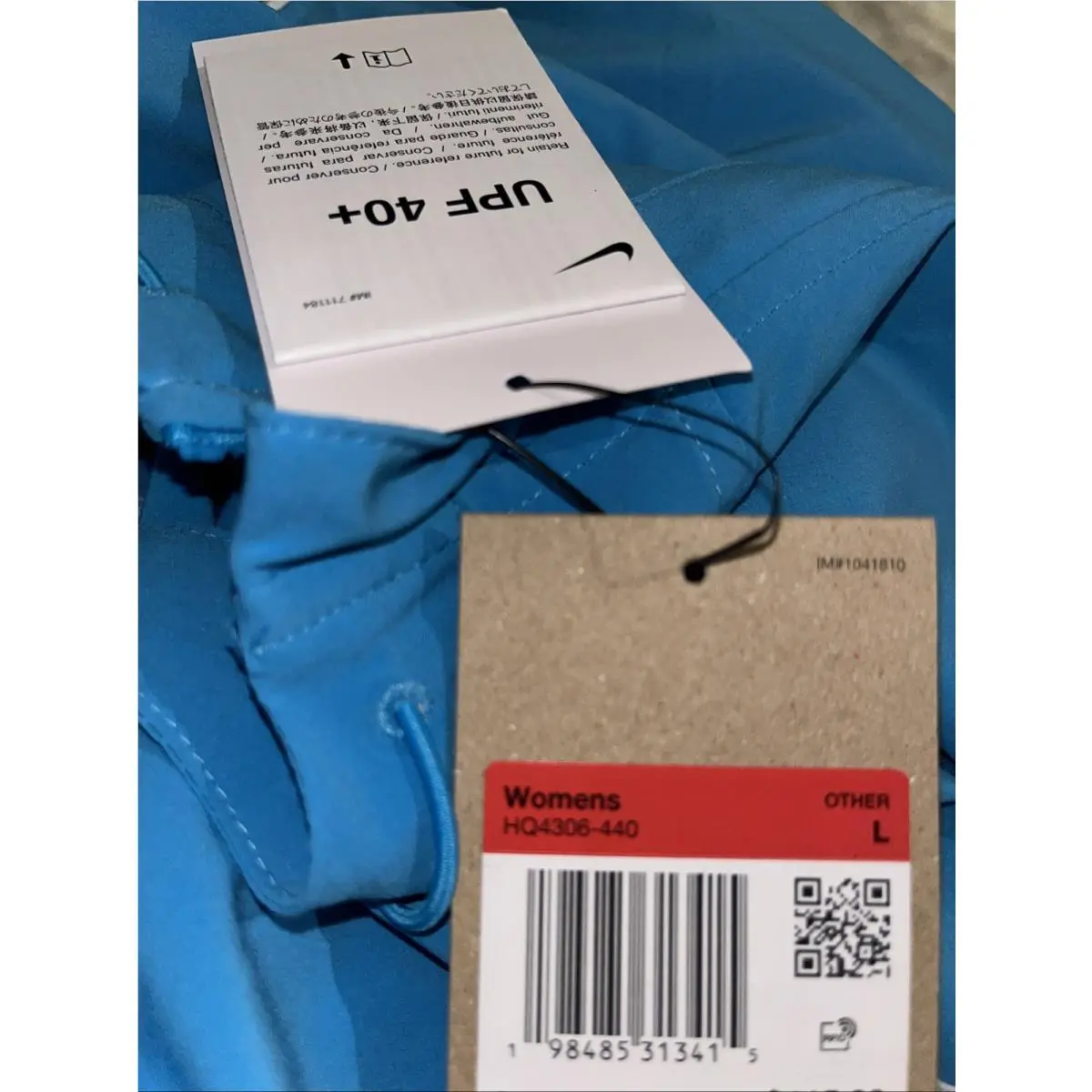 Nike clothing - White-Blue (UPC: 0198485313415) 8