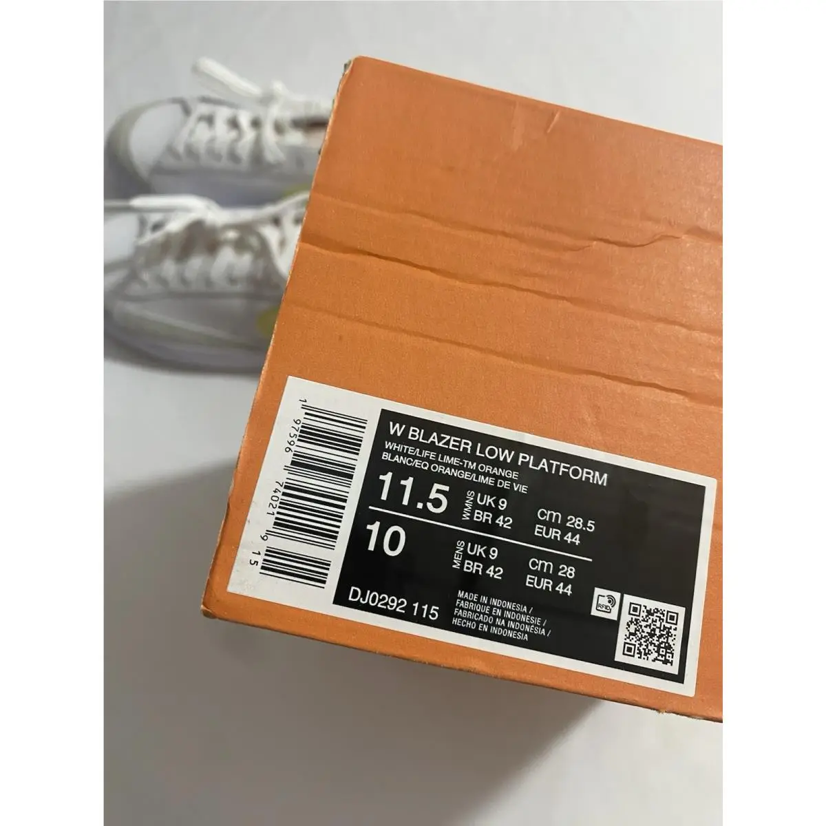 Nike shoes - Nike Blazer - Blazer - DJ0292-115 - White (UPC: 0197596740219) 9