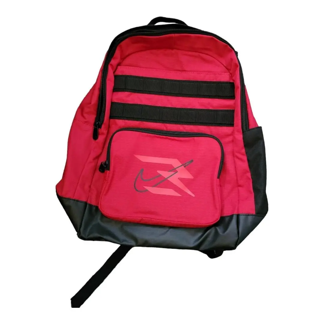 Nike 3BRAND Collection Gym Red Backpack Sportswear Gym Bag Men 18.5 Lx17 Wx7 D