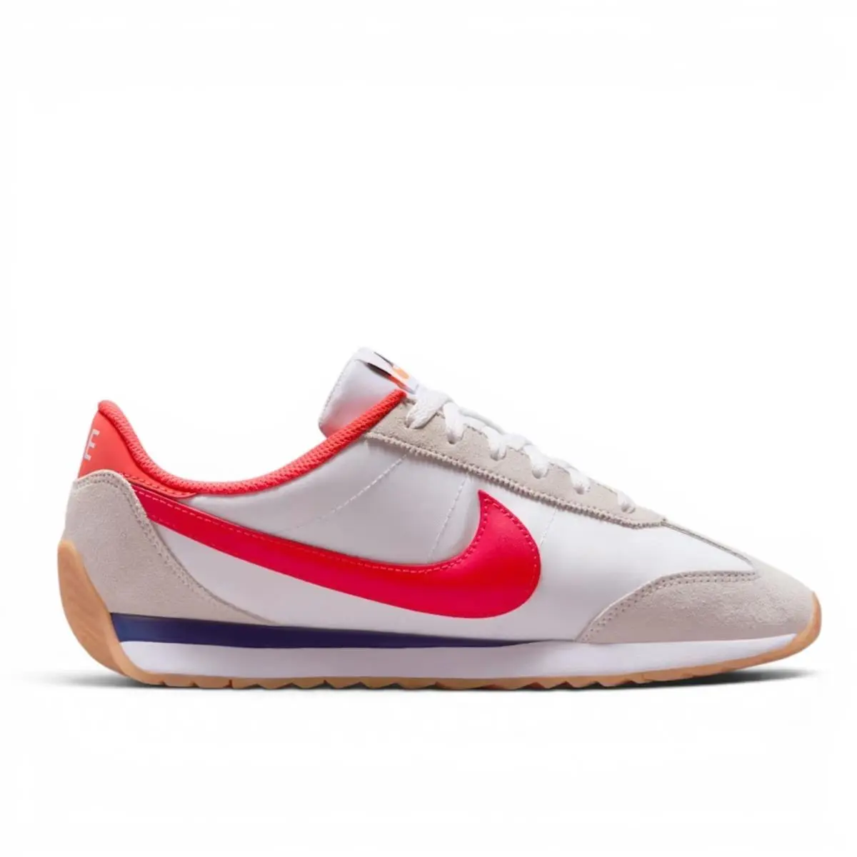 Nike Pacific Sneaker Womens 9.5 White Light Crimson Suede Shoes HM4771-106