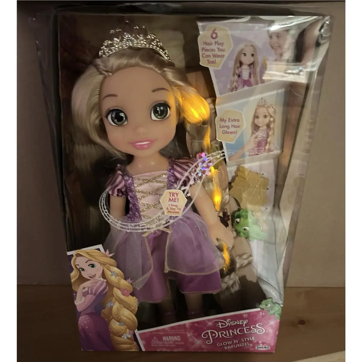 Singing Disney Tangled Princess Glow Style Rapunzel Toddler Doll
