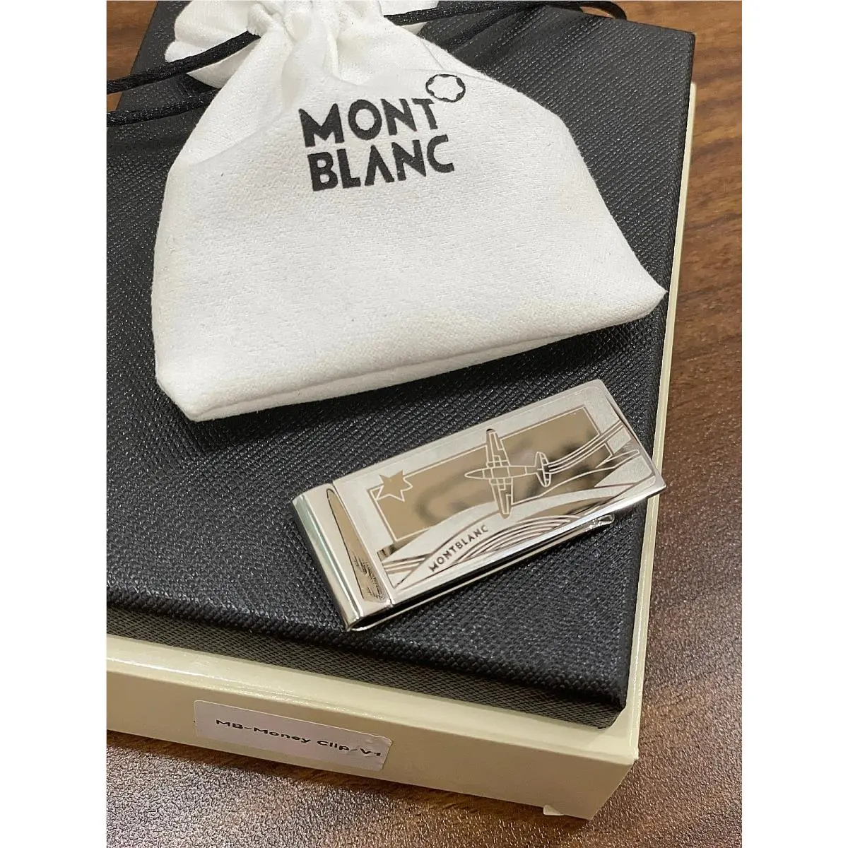 Money Clip Little Prince Pilot Series Stainless Steel Full Set by Montblanc