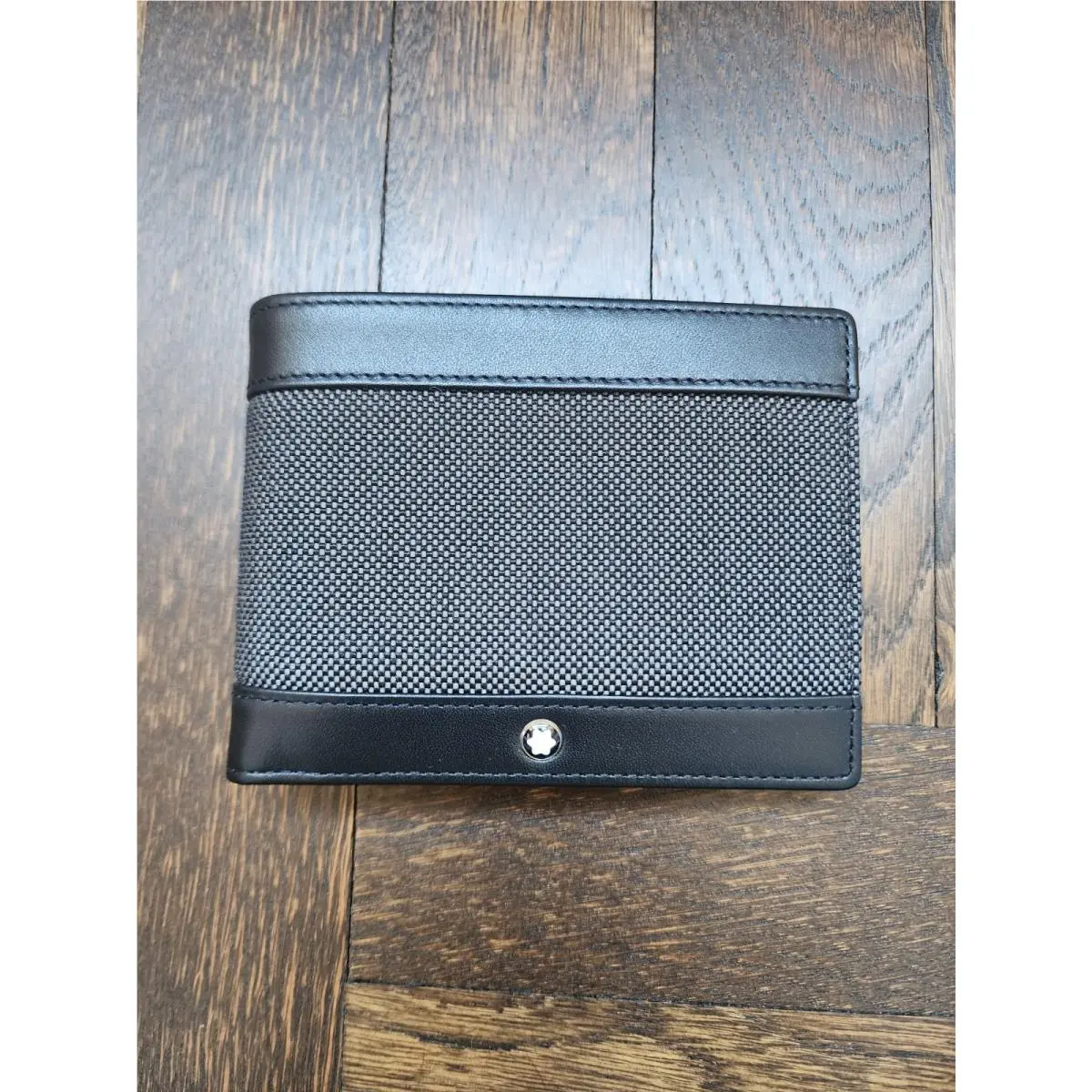 Montblanc Meisterstuck Canvas Bifold 6CC Wallet Grey