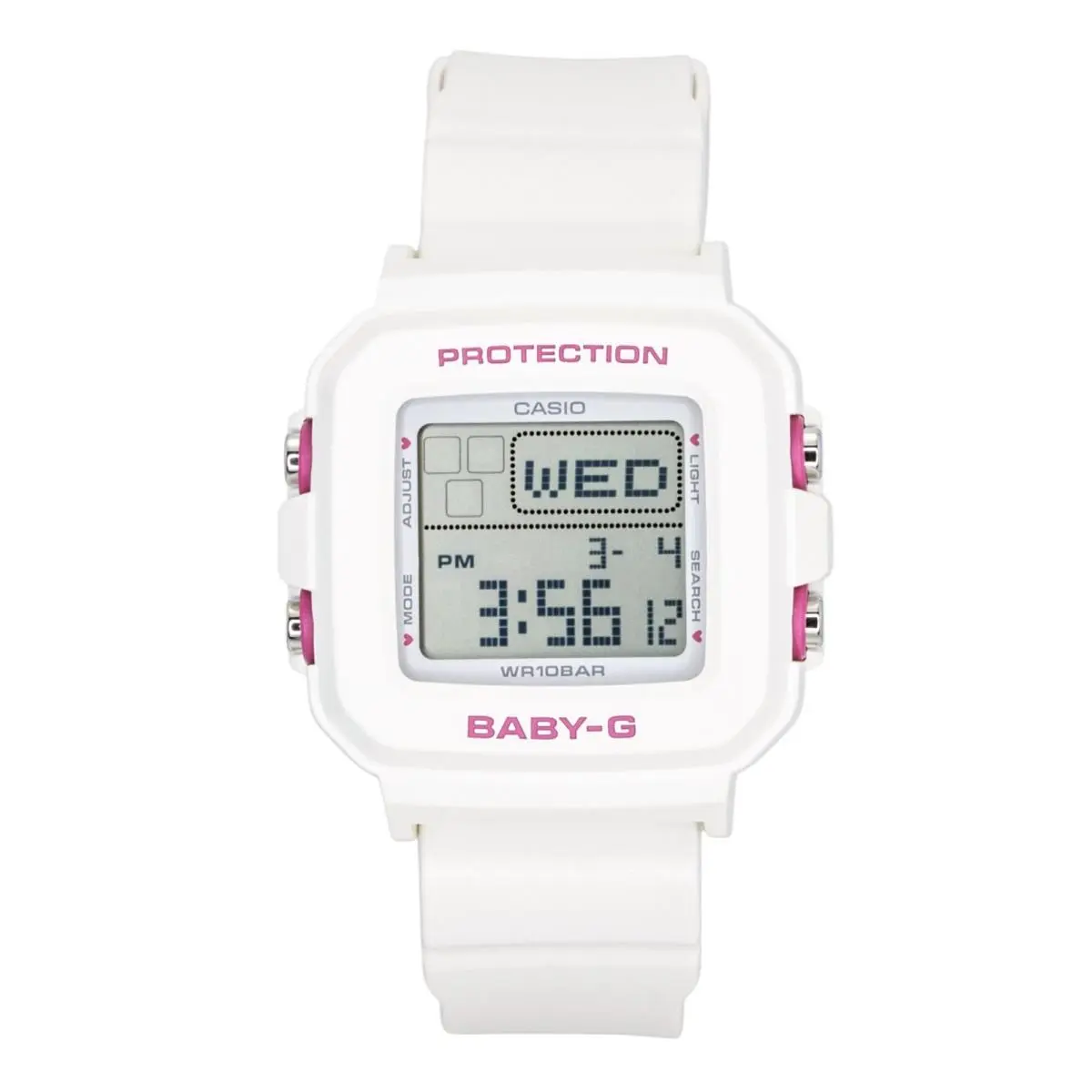 Baby-g Plus Quartz BGD-10KH-7 Womens Ladies Watch with Silicone Holder by Casio