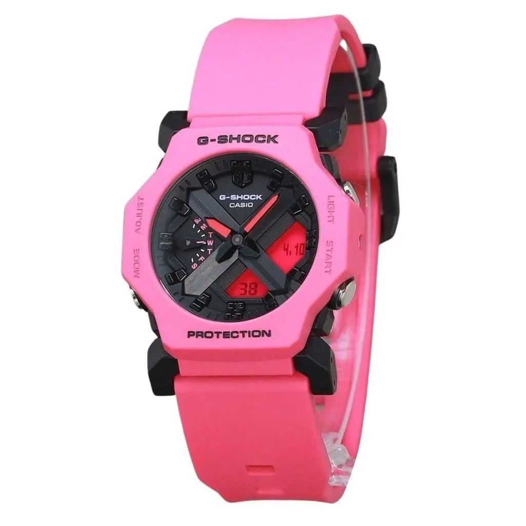 Casio G-shock Purple Resin Alarm Timer Backlight GA-2300-4A 200M Mens Watch