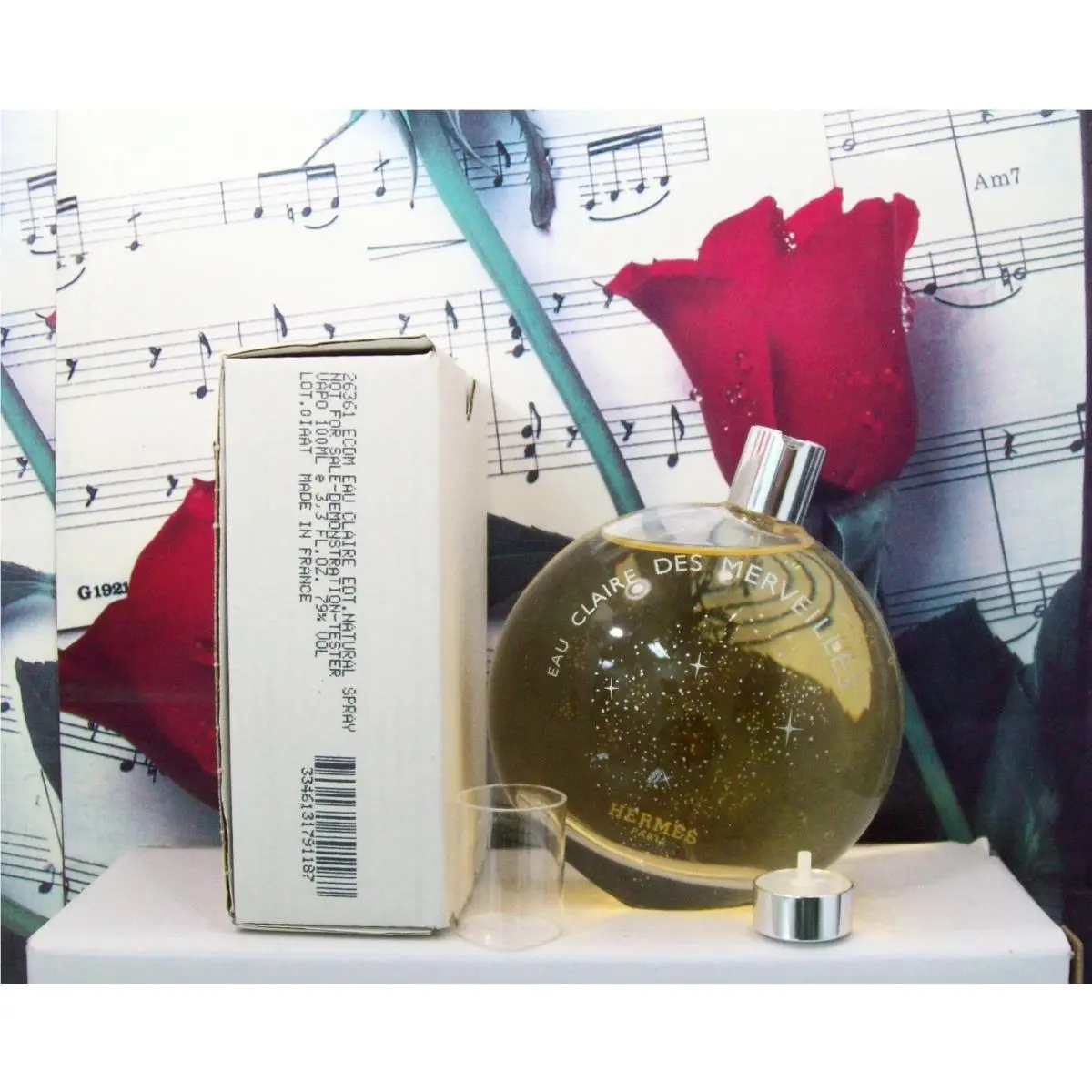 Eau Claire Des Merveilles Edt Spray 3.3 Oz. By . Ntwb. Damaged Pump. Read by Hermes