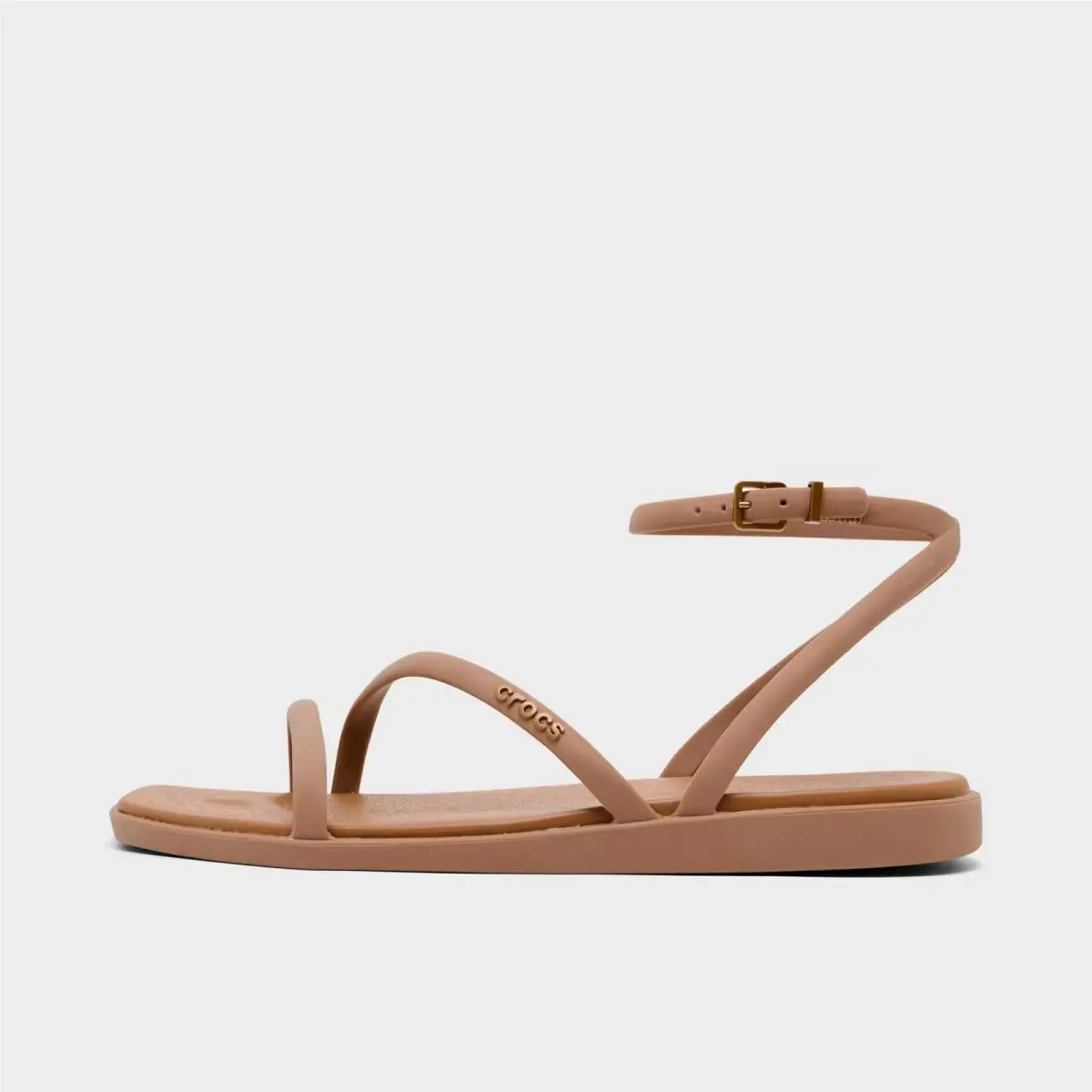 Women`s Crocs Miami Ankle Strap Sandals Milk Chocolate 212256 223