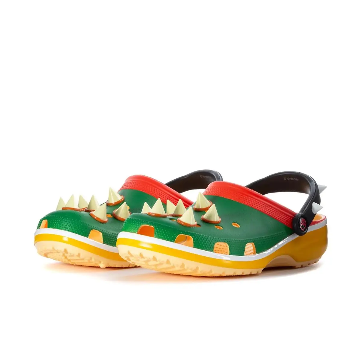 Crocs Bowser Classic Clog Super Mario Bros Nintendo Green