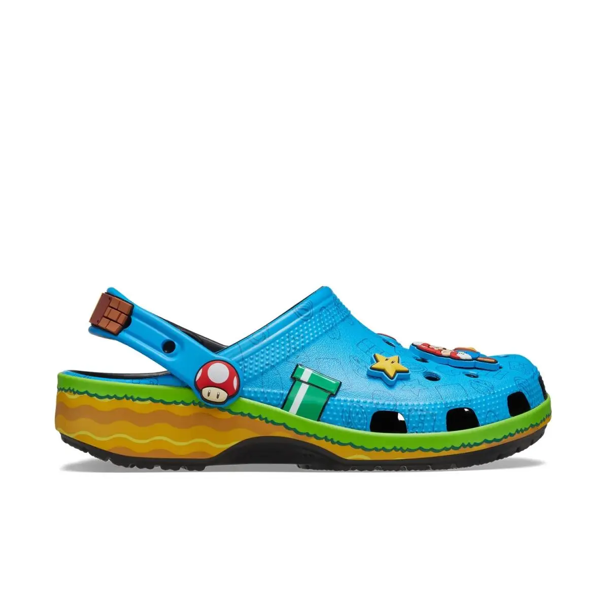Mens Crocs Crocs Super Mario Classic Clog Nintendo Shoes Sandals Slides