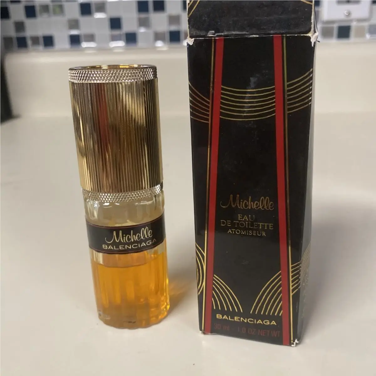 Michelle Balenciaga Women Perfume Edt Spray 1.0 oz Very Rare Atomiseur 50% Full
