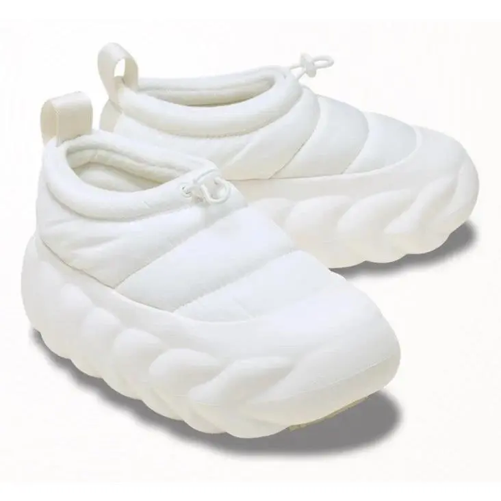 Crocs Overpuff Shorty Shoes Womens Size 9 / Mens 7 Chalk White in Bag Read