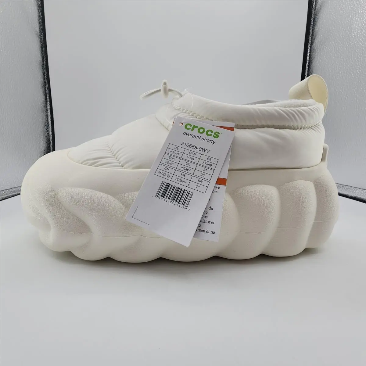 Crocs shoes - Overpuff Shorty - Overpuff Shorty - 210668-0WV - White 0