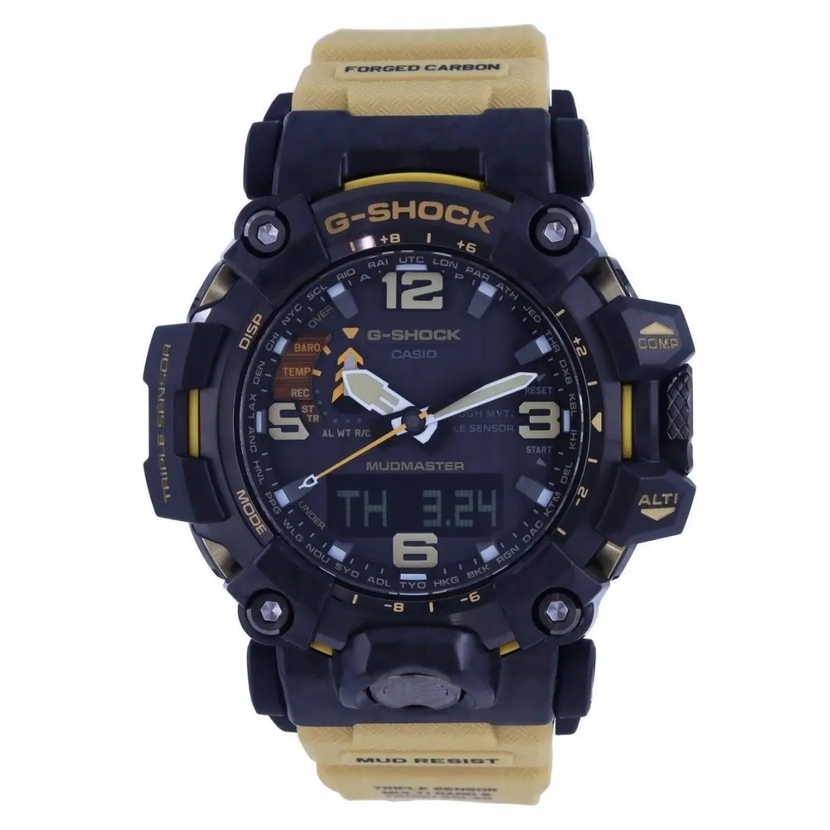 Casio G-shock Analog Digital Sports Tough Solar 200M Mens Watch GWG-2000-1A5