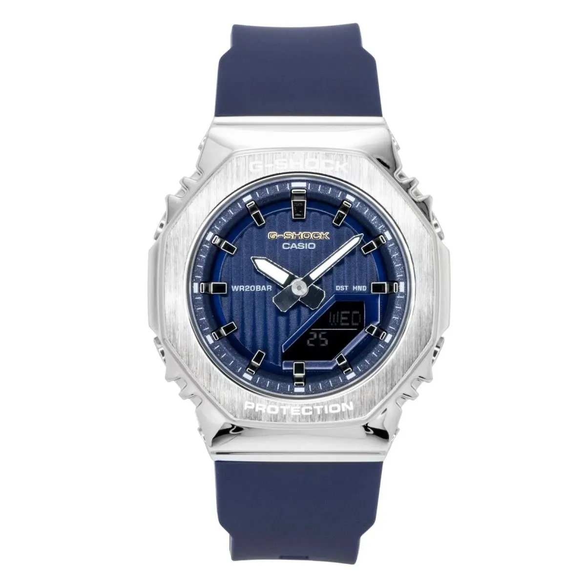Casio G-shock Blue Dial Quartz Sports 200M Women`s Watch GM-S2110SH-2A