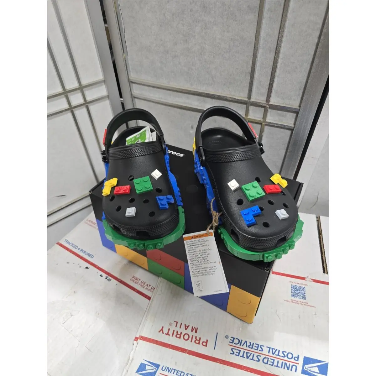 Crocs Lego x Crocs Masterbrand Creativity Clog Black Size Men 11 Women 13