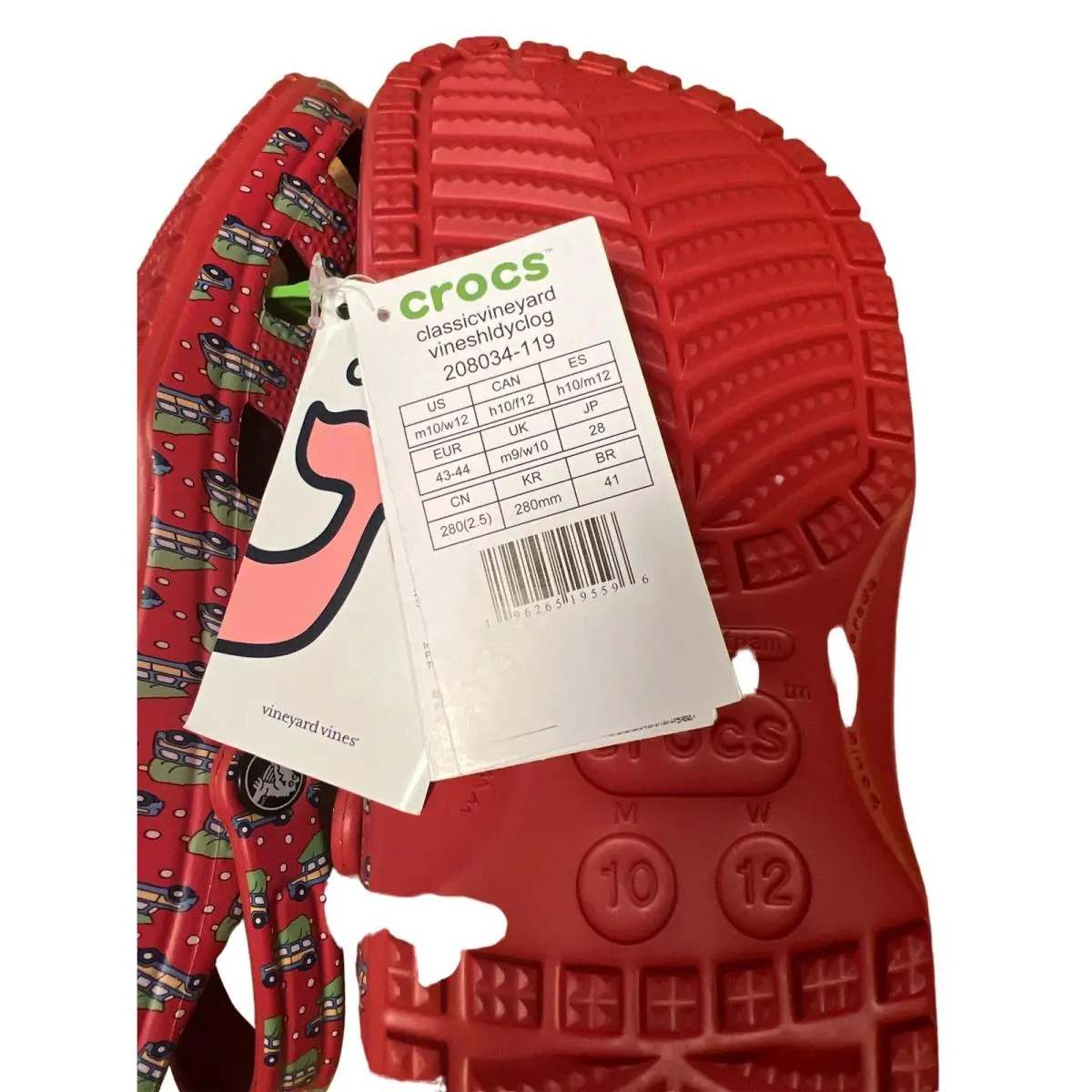 Crocs shoes - Classic Clog - Classic Clog - Red (UPC: 0196265195596) 1