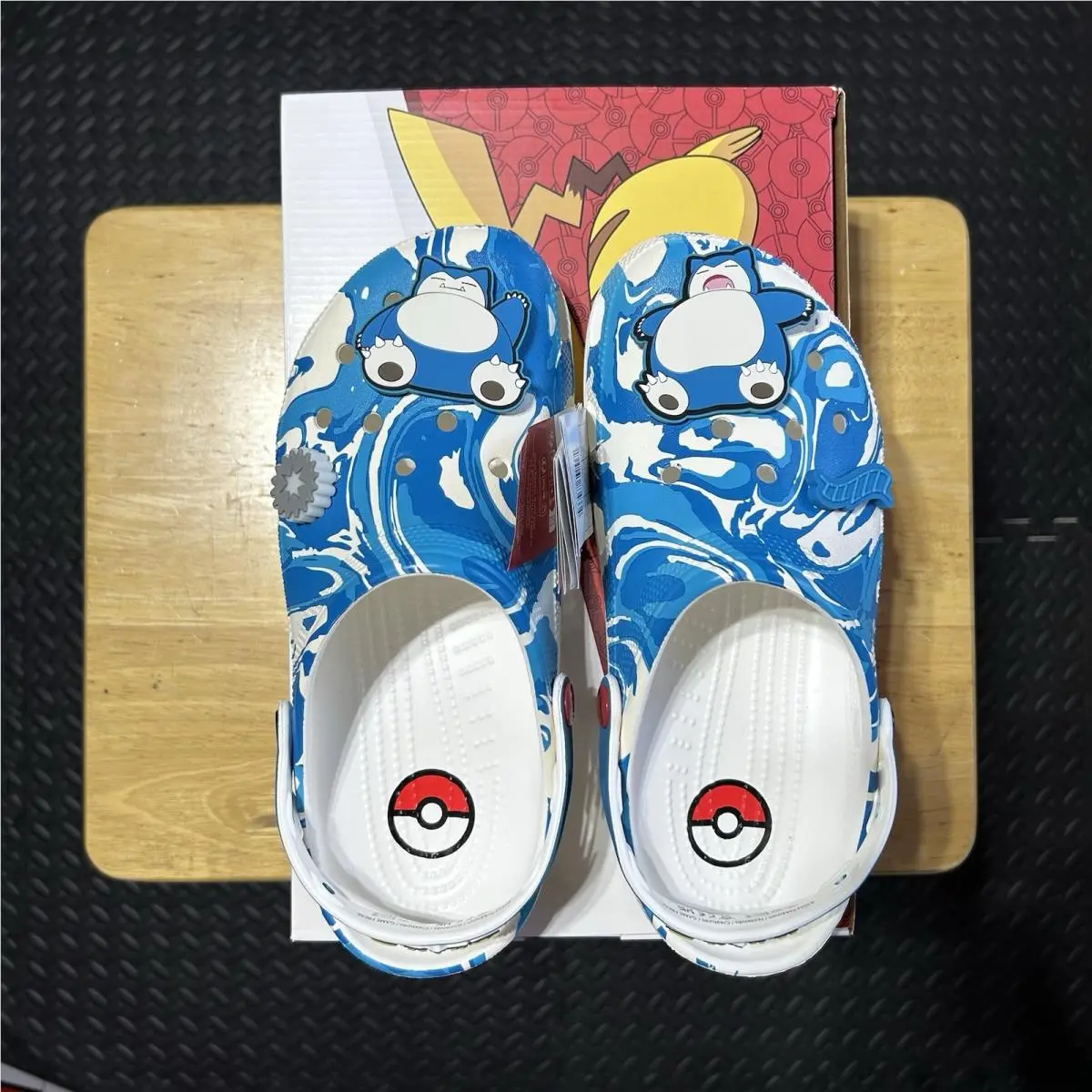 Crocs Pokemon Snorlax Classic Clogs Unisex Blue Mens 8/Womens 10 21024590H