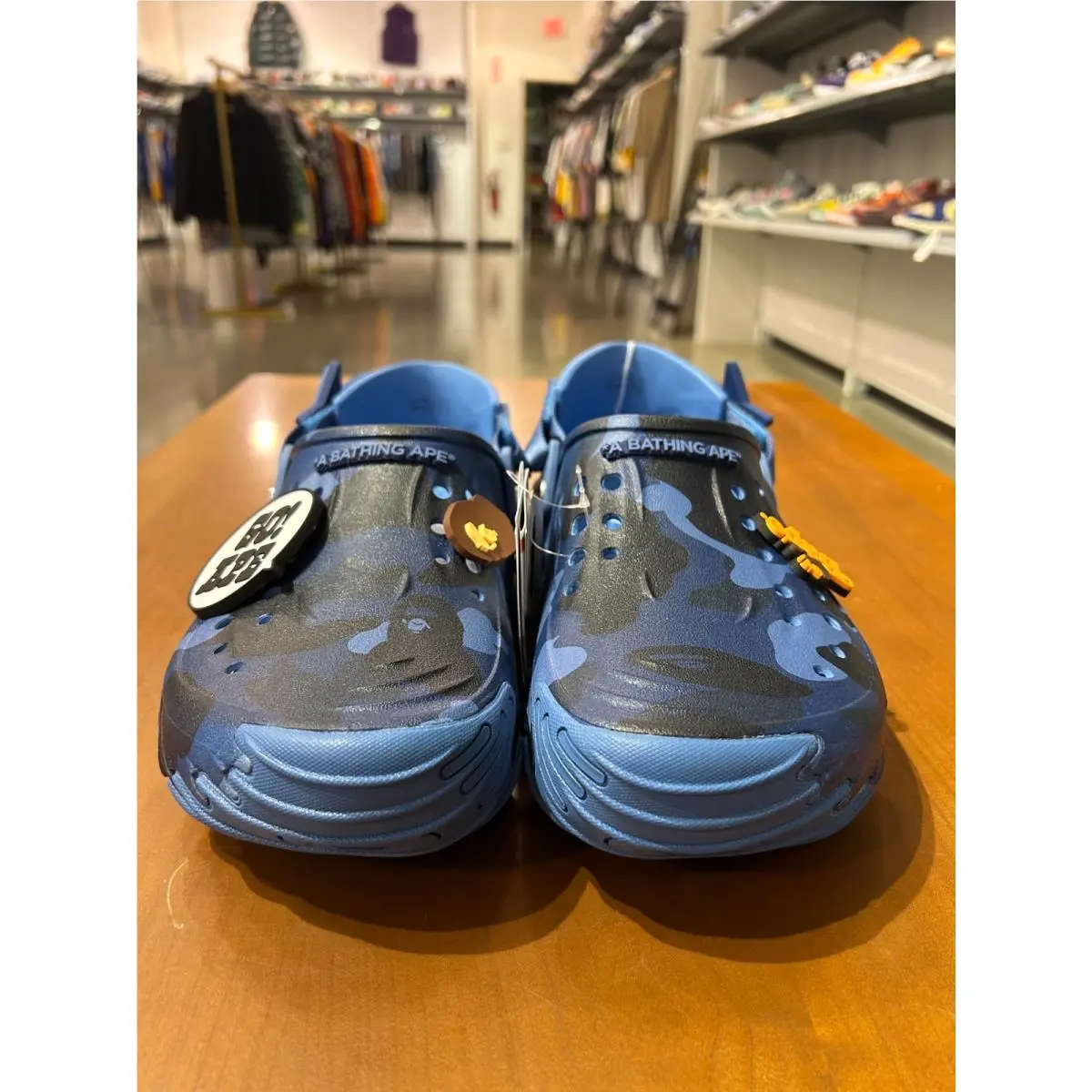 Crocs Echo RO Clog Bape Powder Blue Camo Size 12