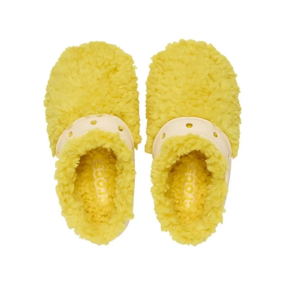Crocs The Thing Winter Cold Weather Clogs Shoes Fuzzy Sunflower Mens 8 Womens 10