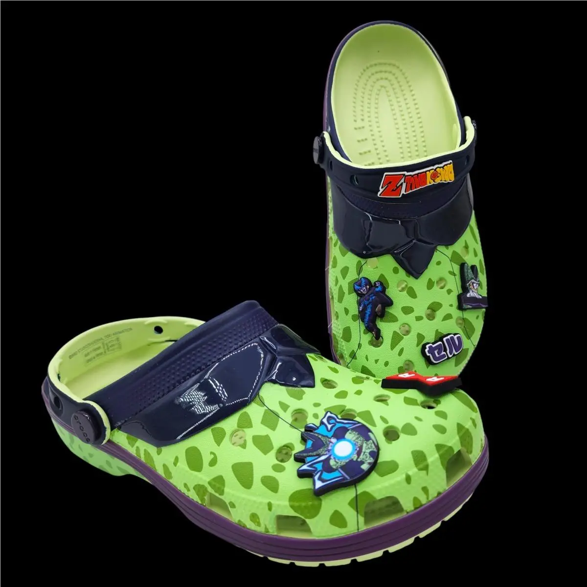 Crocs Dragon Ball Z Cell Classic Clog Mens 8 / Womens 10 w/ Jibbitz