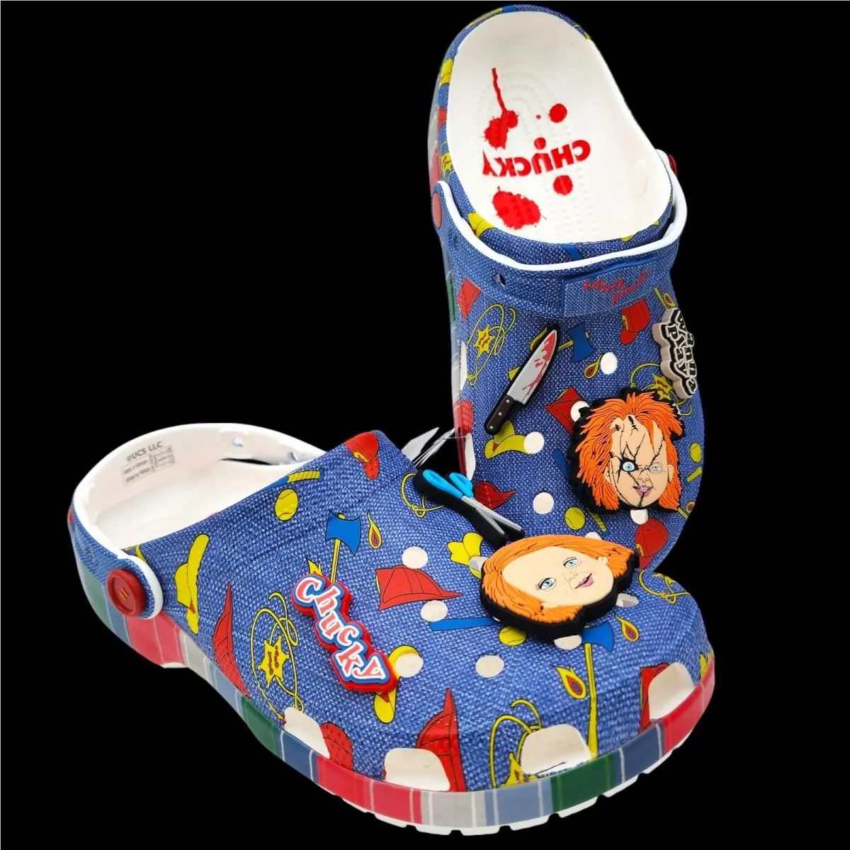 Crocs Chucky Classic Clog Men Size 11 Slip On Childs Play Movie Shoes