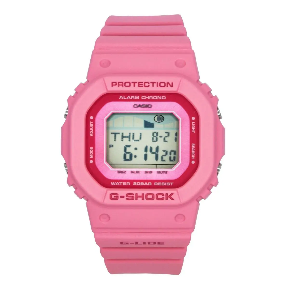 Casio G-shock Pink Dial Quartz Sports 200M GLX-S5610-4 Women`s Ladies Watch