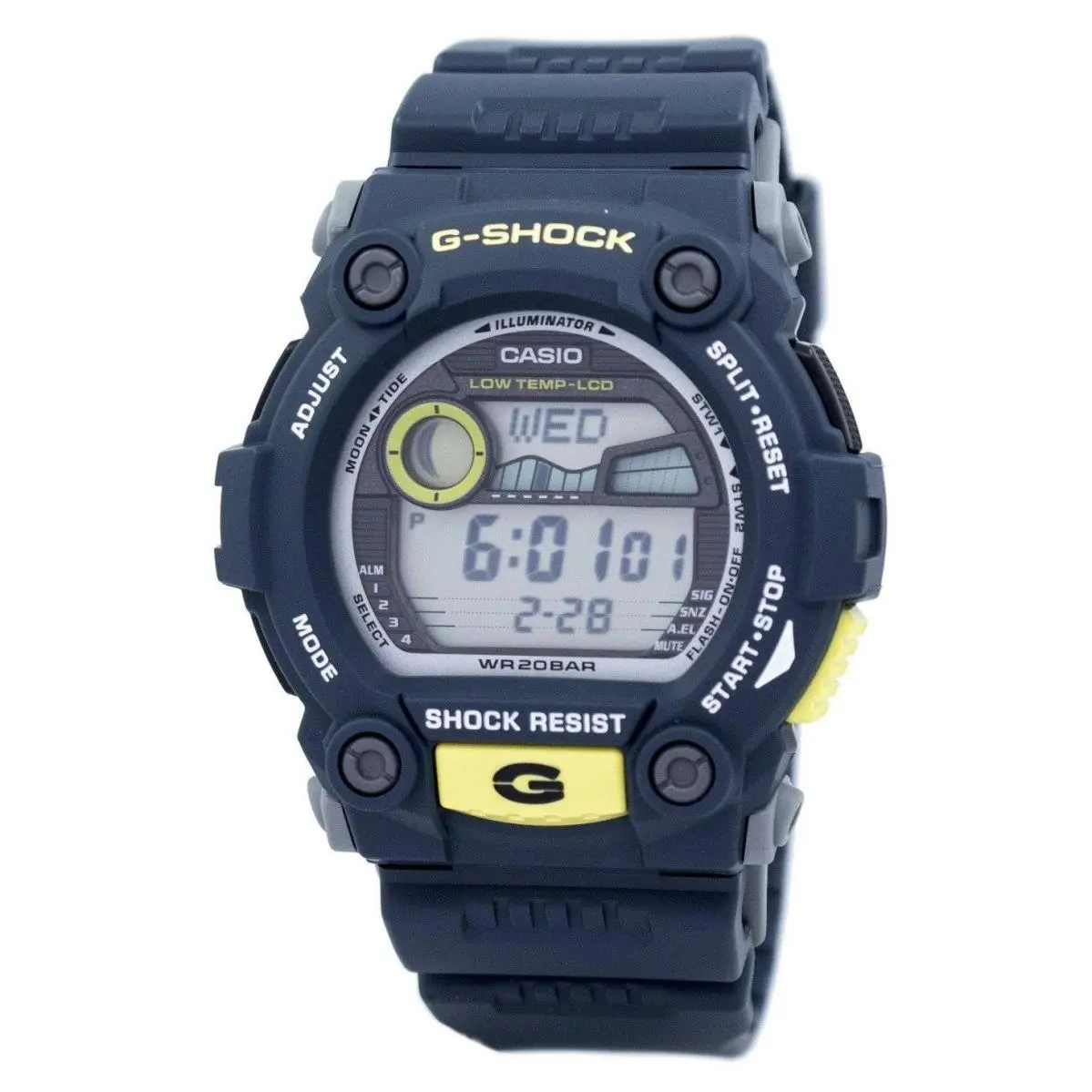 Casio G-shock Rescue Sport Illuminator Flash Alert Alarm G-7900-2D Men`s Watch