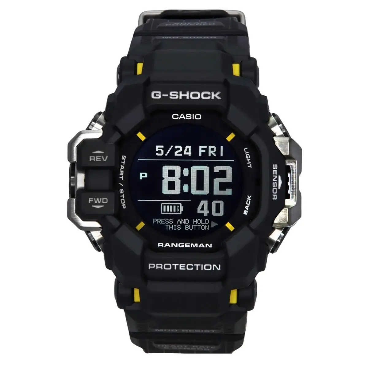 Casio G-shock Rangeman Master Of G-land Digital Solar GPRH1000-1 200M Mens Watch