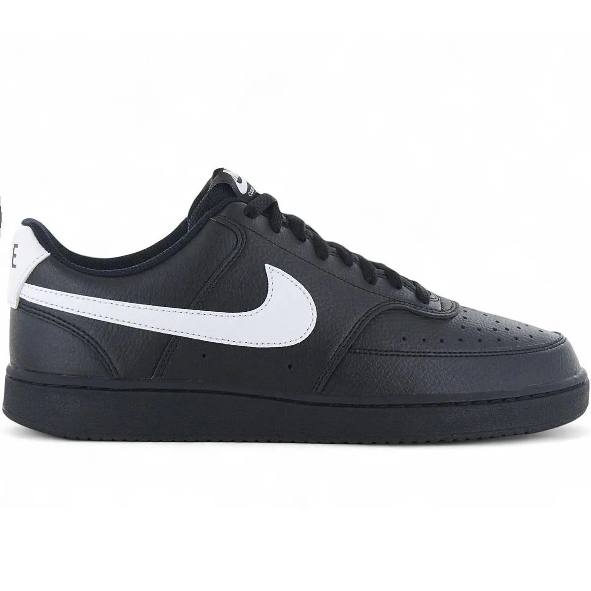 Nike Court Vision Lo Shoes Mens Black White Outdoor FZ0630 010