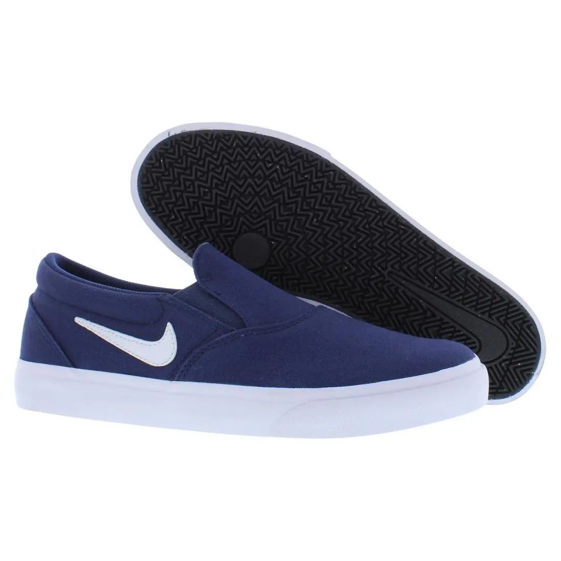 Nike SB Charge Slip On Unisex Shoes Size 4.5 Color: Midnight Navy/white