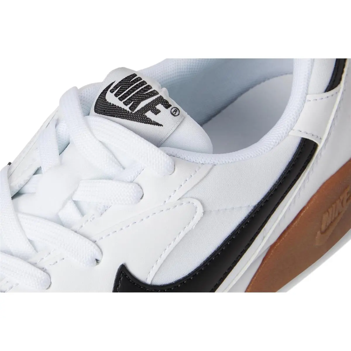 Nike shoes - Black/White/Gum Medium Brown 18