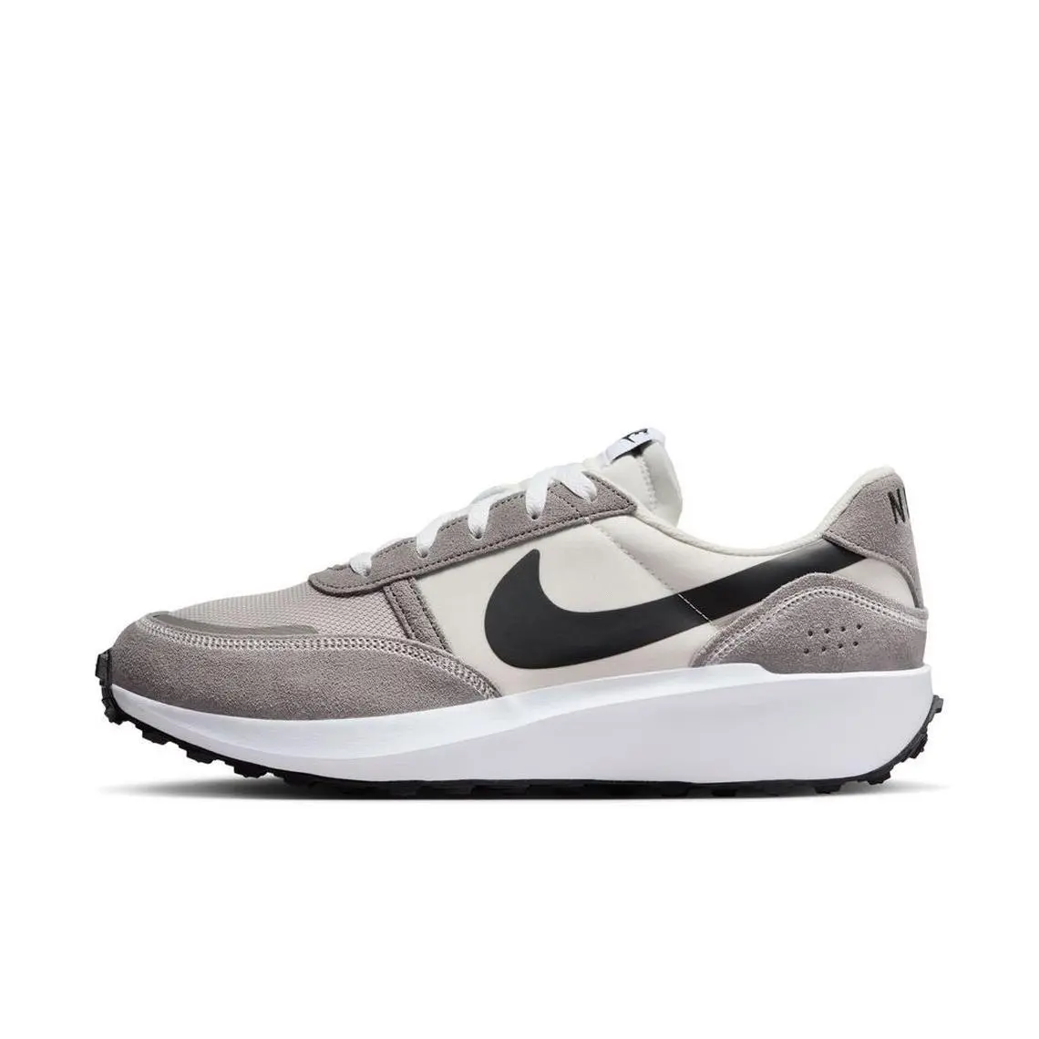 Nike Waffle Nav Phantom Black/flat Pewter FJ4195 003 Men`s Sneakers