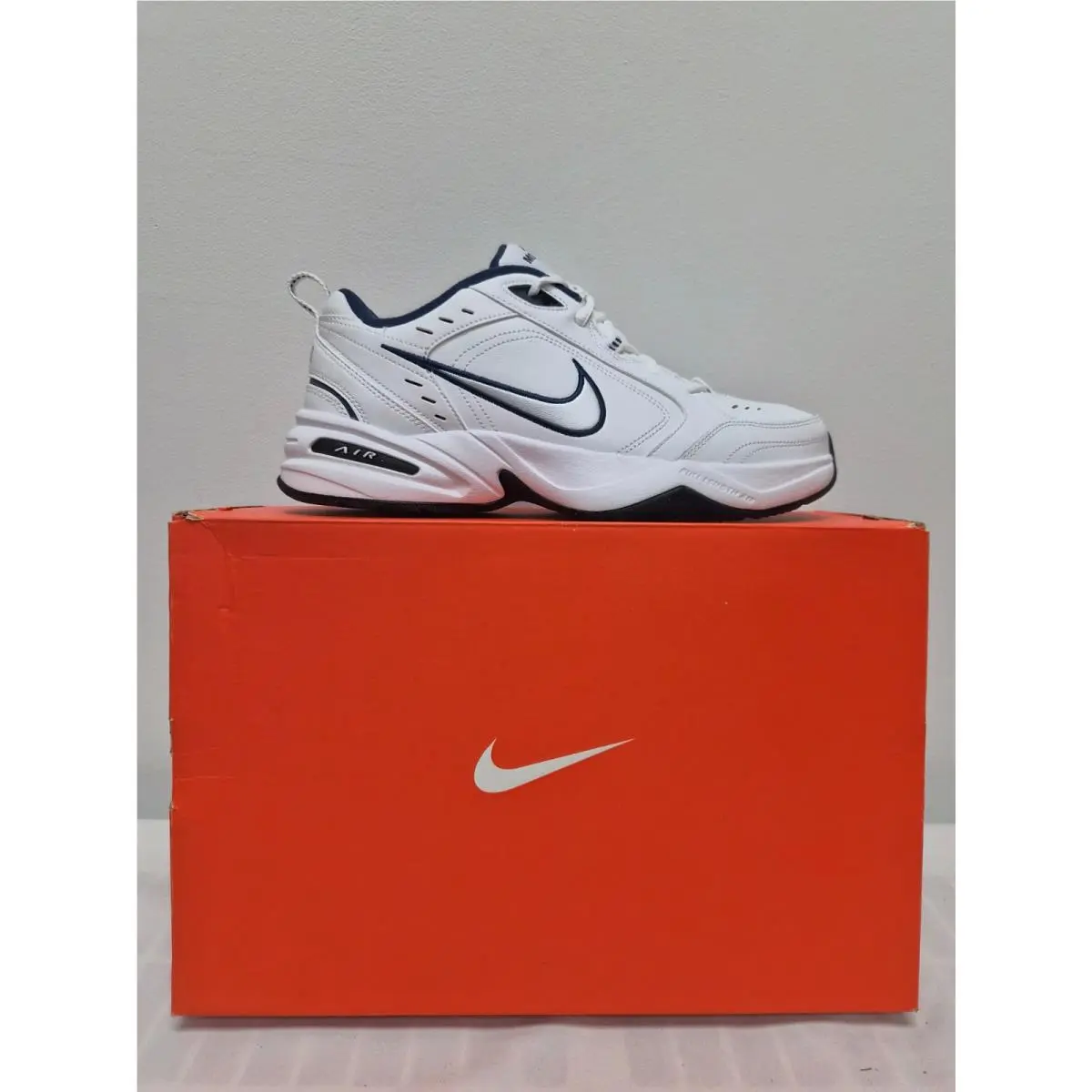 Nike shoes - Nike Air Monarch - Air Monarch - 416355 102 - White 4