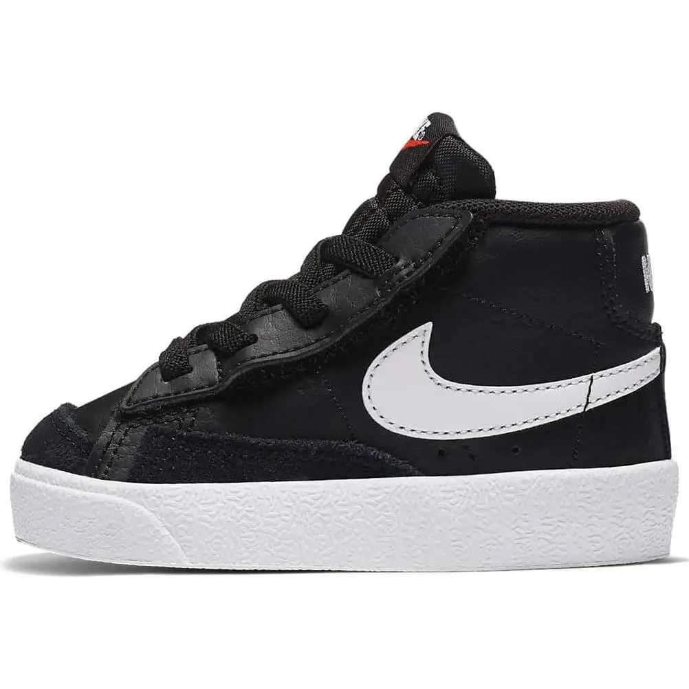 Toddler`s Nike Blazer Mid `77 Black/white-white-team Orange DA4088 002