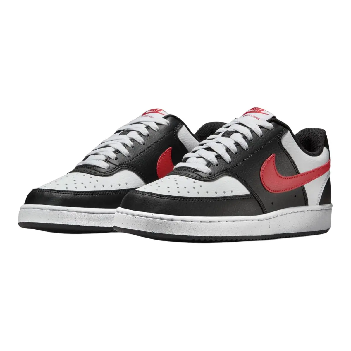 Nike shoes - NIKE Court Vision Low Next Nature - DH3158-006 - Black/Gym Red/White 0