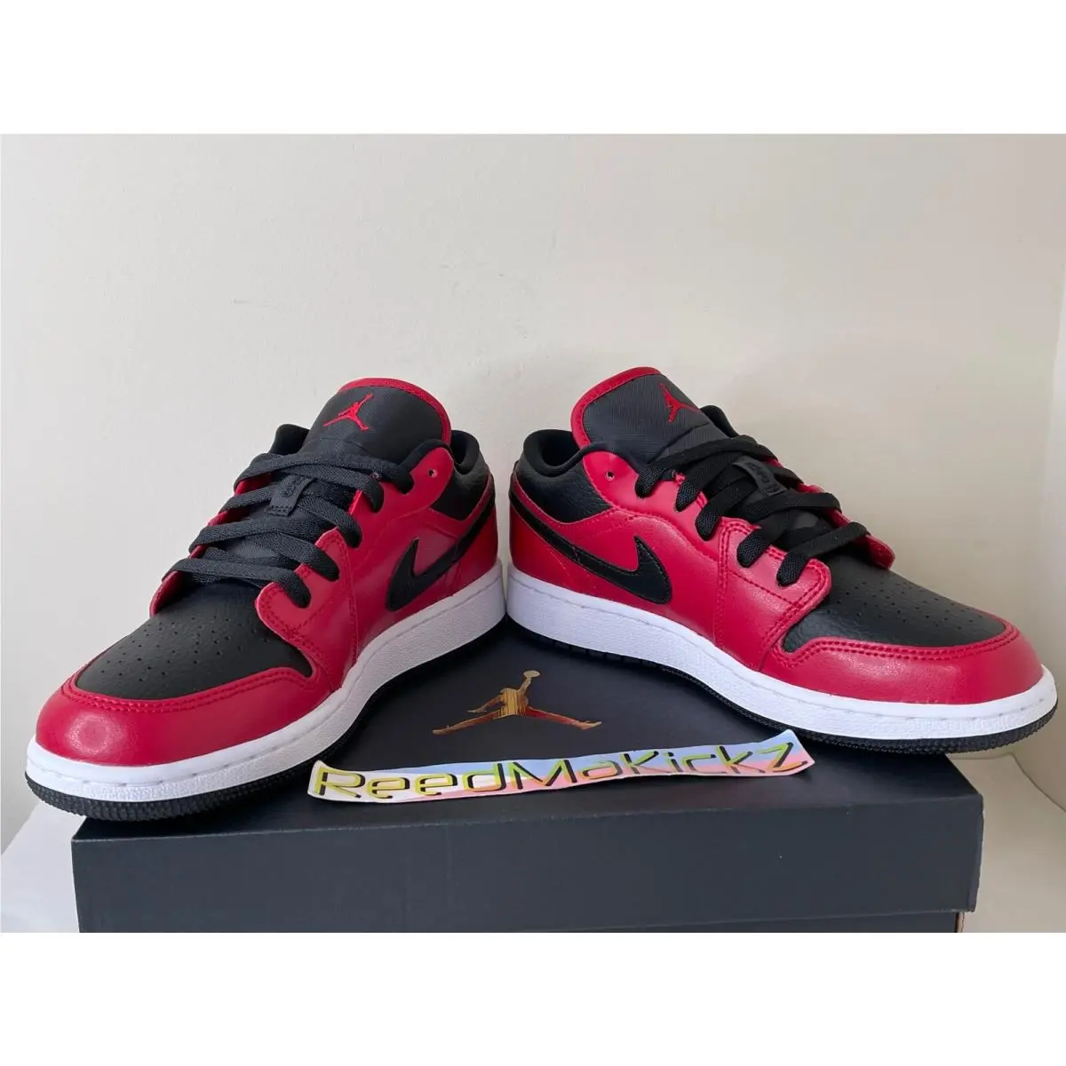 Nike shoes - Jordan 1 Low - Low - 553560 605 - White, Manufacturer: Gym Red 1
