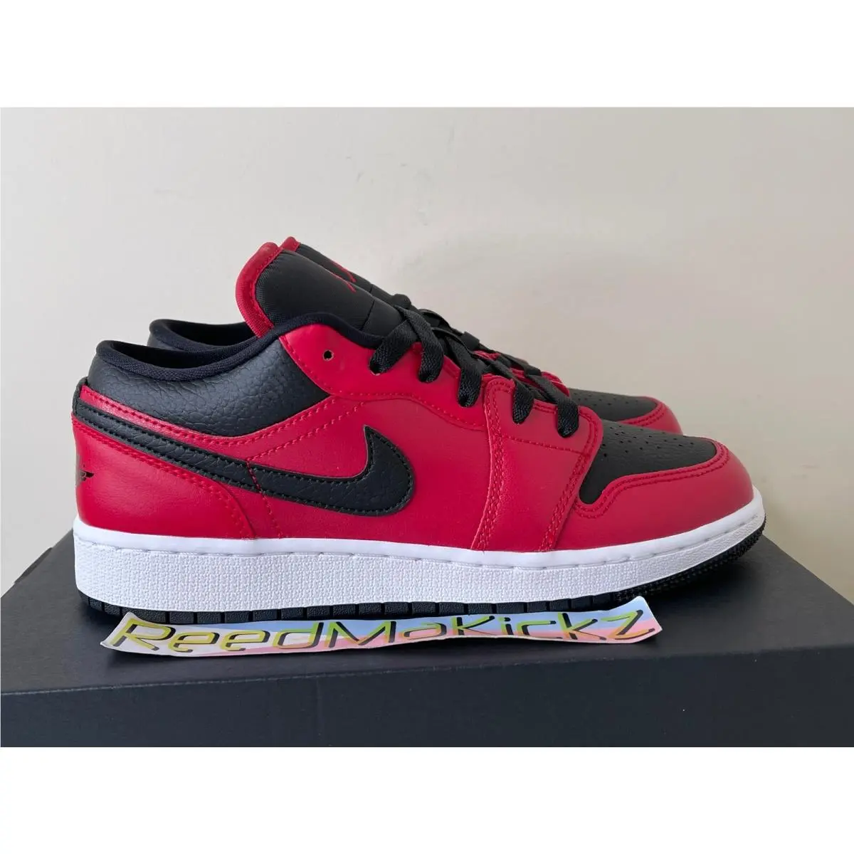 Nike shoes - Jordan 1 Low - Low - 553560 605 - White, Manufacturer: Gym Red 2