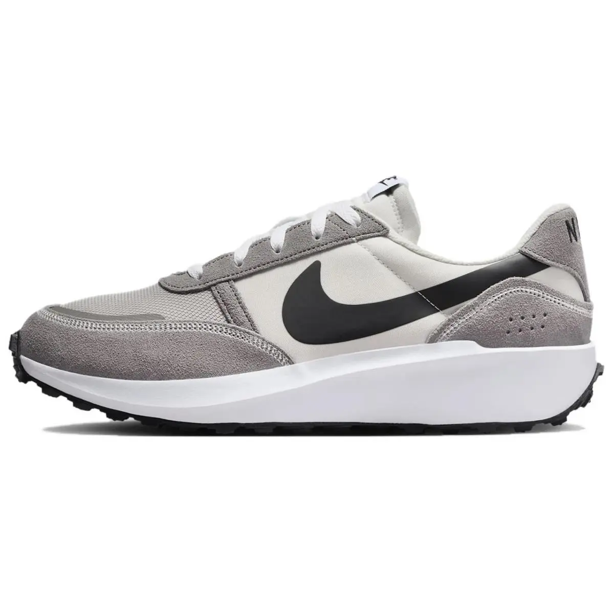 Nike Mens Waffle Nav Athletic Shoes FJ4195 003 - PHANTOM BLACK FLAT PEWTER