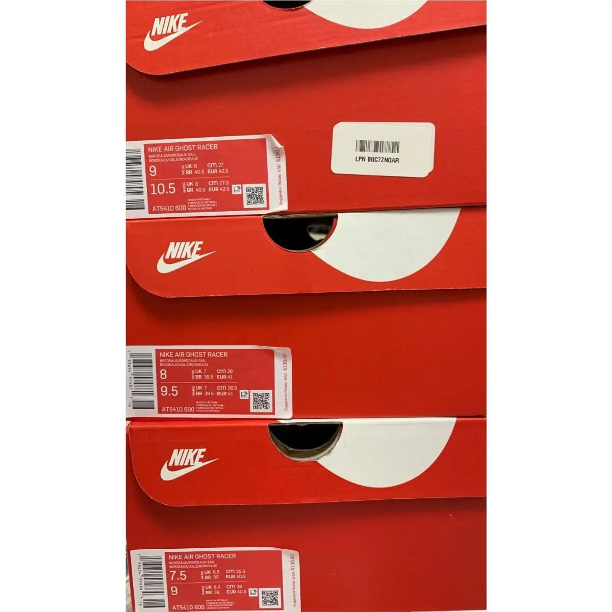 Nike shoes - Nike Air Ghost Racer - Air Ghost Racer - AT5410-600 - Bordeaux 3