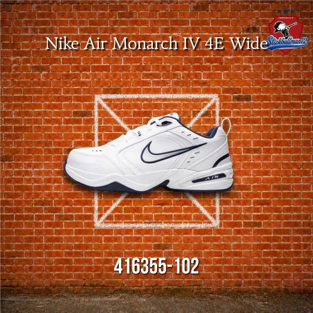 Air Monarch IV 4E Wide 416355-102 by Nike